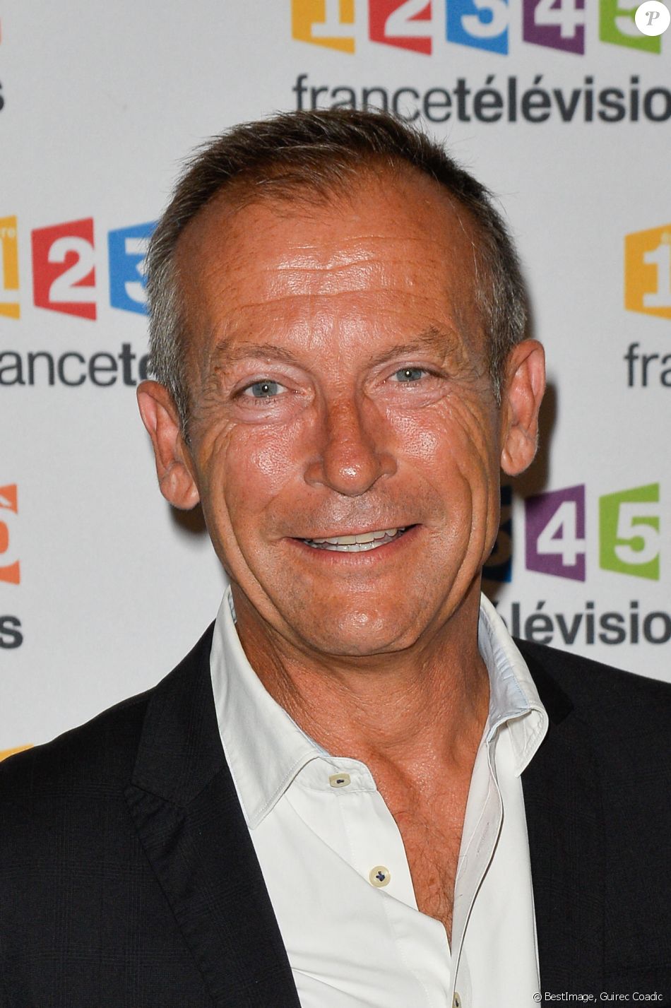 Laurent Bignolas lors du photocall de la présentation de la nouvelle dynamique 2017-2018 de France Télévisions. Paris, le 5 juillet 2017. © Guirec Coadic/Bestimage
