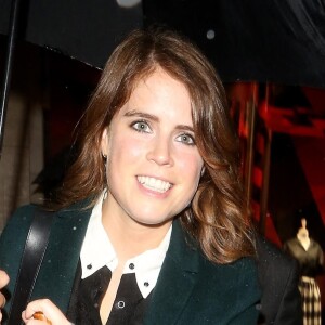 La princesse Eugenie d'York à la soirée de lancement du livre de N. von Bismarck "The Dior sessions" à Londres le 1er octobre 2019.