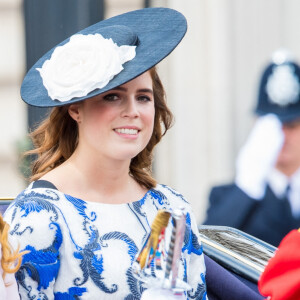 La princesse Eugenie d'York - La parade Trooping the Colour, célébrant le 93ème anniversaire de la reine Elisabeth II, au palais de Buckingham, Londres.