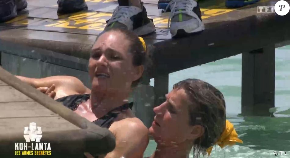 Elodie chute dans l'épisode de "Koh-Lanta 2021" du 15 mars, sur TF1