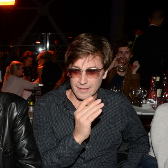 Jacques Dutronc et son fils Thomas Dutronc - Soirée de la 9ème édition du "Etam Live Show" (Etam Lingerie) lors de la fashion week à Paris, le 27 septembre 2016. La marque Etam fête ses 100 ans en 2016. © Rachid Bellak/Bestimage