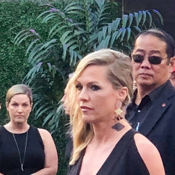 Tori Spelling et Jennie Garth lors d'un évènement au Westfield Century Mall à Los Angeles, le 19 août 2019.