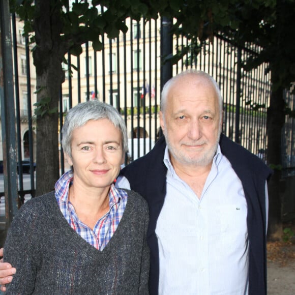 François Berléand et sa compagne Alexia Stresi - 35e fête foraine des Tuileries au Jardin des Tuileries à Paris, le 22 juin 2018. © Coadic Guirec/Baldini/Bestimage