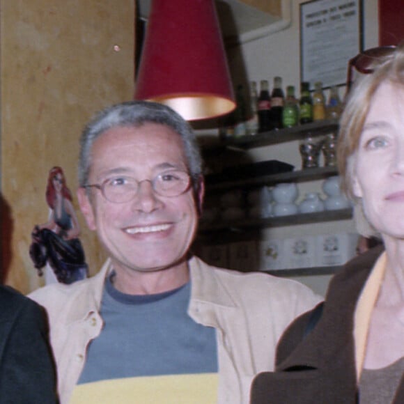 Archives - Jacques Dutronc, Jean-Marie Périer, Françoise Hardy - Exposition Jean-Marie Périer, Carte blanche du magazine Elle, à Paris. 1990. © Jean-Claude Woestelandt / Bestimage