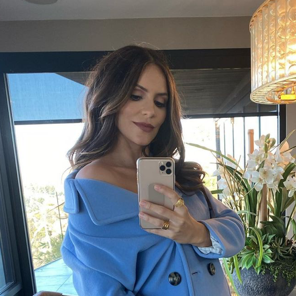 Katharine McPhee, enceinte. Décembre 2020.