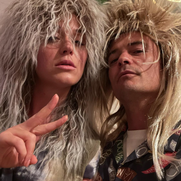 Orlando Bloom et Katy Perry en janvier 2021.