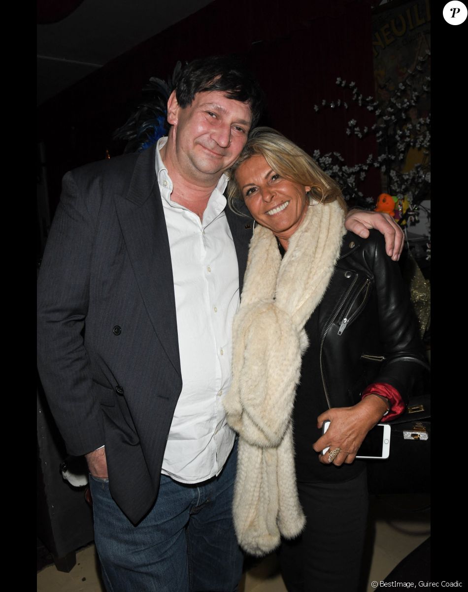 Exclusif - Stéphane Vanhandenhoven (affaire conclue) et Caroline Margeridon - Régine fête ses 90 ans à la Chope des Puces à Saint-Ouen le 10 Janvier 2020 © Guirec Coadic / Bestimage