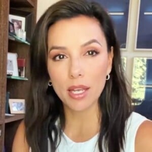 Eva Longoria soutient la vente de l'oeuvre "The Journey of Humanity", de Sacha Jafri.