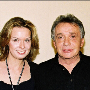 Michel Sardou et sa fille Cynthia à Bercy, en 2001