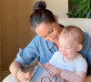 Meghan Markle, duchesse de Sussex, lit l'histoire "Duck ! Rabbit !" à son fils Archie à l'occasion de son 1er anniversaire. Los Angeles. Le 6 mai 2020.