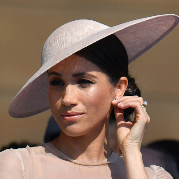 Meghan Markle, duchesse de Sussex - Garden party pour les 70 ans du prince Charles au palais de Buckingham à Londres. Le 22 mai 2018.