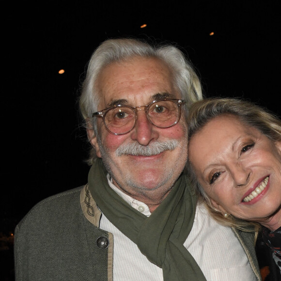 Exclusif - Véronique Sanson et son compagnon Christian Meilland - Concert de Catherine Lara au Dôme de Paris (Palais des Sports), le 14 février 2020. © Coadic Guirec / Bestimage 