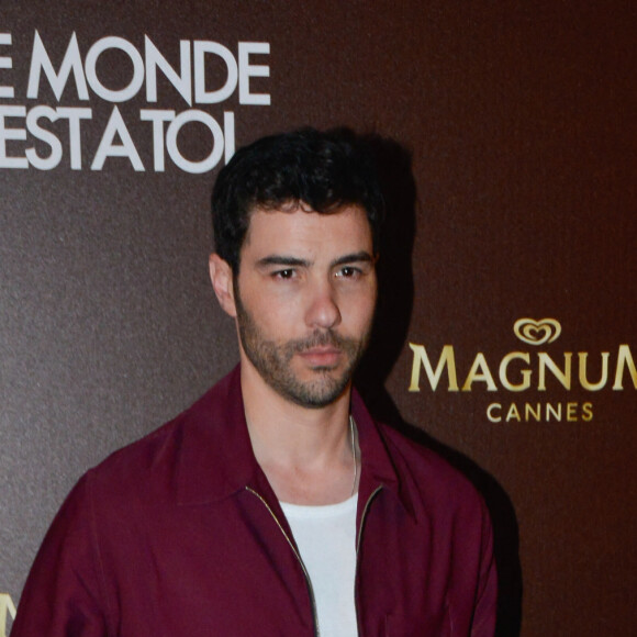 Tahar Rahim - Photocall de la soirée du film "Le monde est à toi" sur la plage Magnum lors du 71ème festival International de Cannes le 12 mai 2018. © CVS-Veeren/Bestimage 