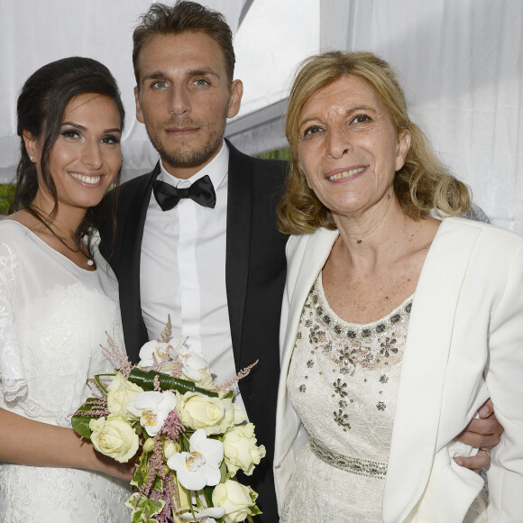 Exclusif - Mariage de Audrey et Alexandre de l'émission "Qui veut épouser mon fils saison 2" au Manoir des Cygnes à Le Coudray-Montceaux, le 6 juillet 2014. 