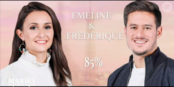 Frédéric et Emeline dans "Mariés au premier regard 2021" le 5 avril sur M6