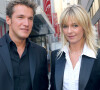 Benjamin Castaldi et Flavie Flament le 5 septembre 2006 à Paris.