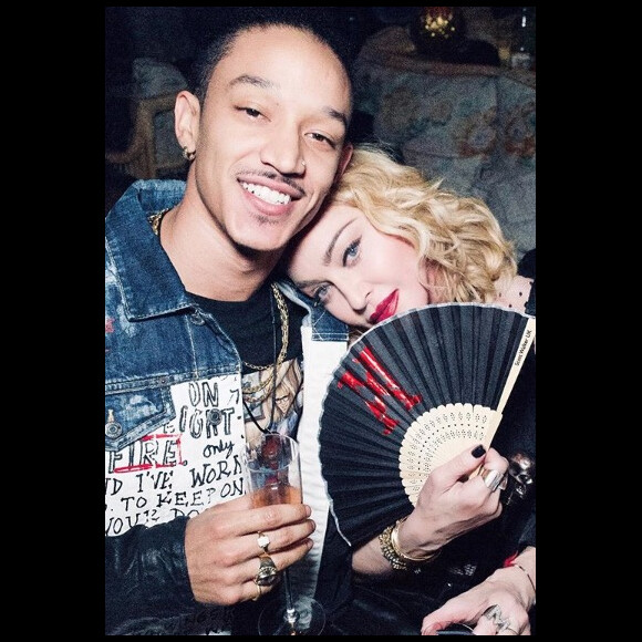 Madonna et son petit ami Ahlamalik Williams sur Instagram.