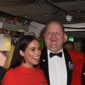 Le prince Harry, duc de Sussex, et Meghan Markle, duchesse de Sussex assistent au festival de musique de Mountbatten au Royal Albert Hall de Londres, Royaume Uni, le 7 mars 2020.