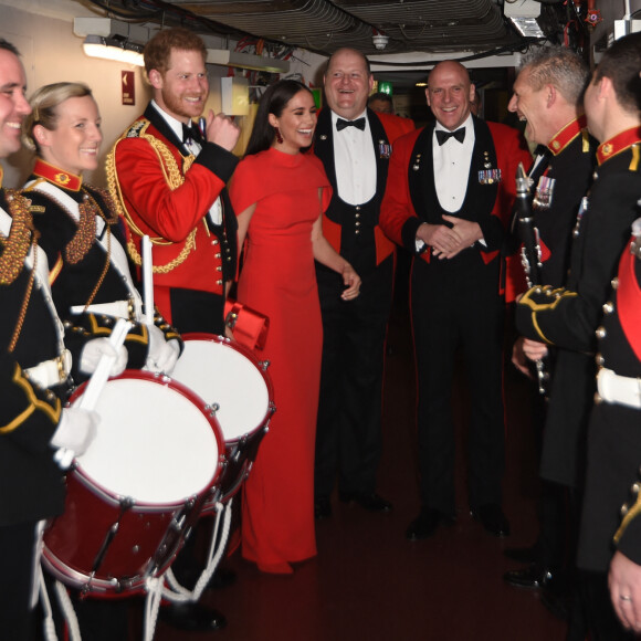 Le prince Harry, duc de Sussex, et Meghan Markle, duchesse de Sussex assistent au festival de musique de Mountbatten au Royal Albert Hall de Londres, Royaume Uni, le 7 mars 2020.