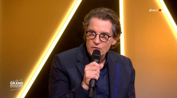 Francis Cabrel dans l'émission "Le grand échiquier", sur France 2. Le 3 avril 2021.