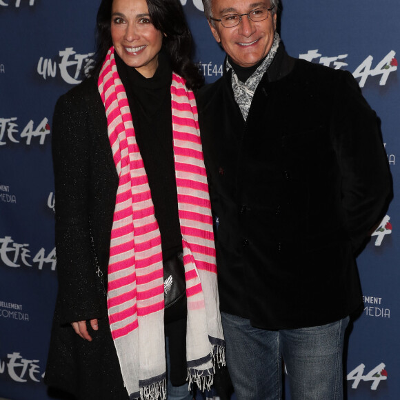 Marie Fugain et Laurent Petitguillaume - Générale de la comédie musicale "Un été 44" au Comédia à Paris. Le 9 novembre 2016. © Cyril Moreau/Bestimage