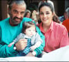 Jean-Paul Belmondo, sa fille Florence et sa petite-fille Annabelle en 1988.