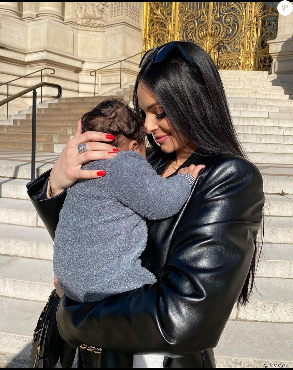 Olivia Kugel avec son fils Carter, le 23 mars 2021