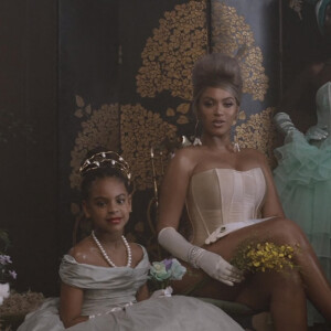 Archives - Blue Ivy Carter est à l'âge de 9 ans la plus jeune lauréate d'un Grammy Award pour sa participation au clip de sa mère Beyoncé "Brown Skin Girl". Los Angeles.