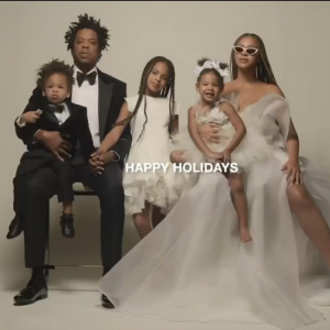 Beyoncé, Jay-Z et leurs trois enfants, Blue Ivy, Sir et Rumi.