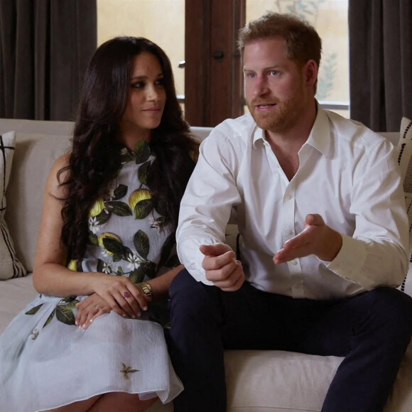 Le prince Harry et Meghan Markle, duc et duchesse de Sussex, le 22 février 2021.