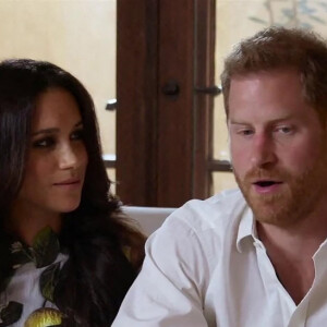 Le prince Harry et Meghan Markle, duc et duchesse de Sussex, le 22 février 2021.