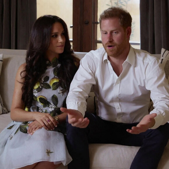 Le prince Harry et Meghan Markle, duc et duchesse de Sussex, le 22 février 2021.