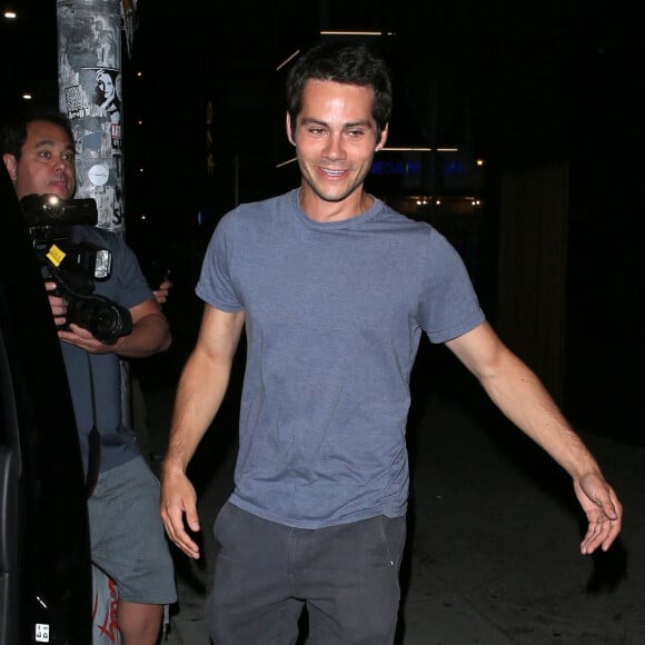 Exclusif - Dylan O'Brien à Hollywood, le 7 aout 2018.