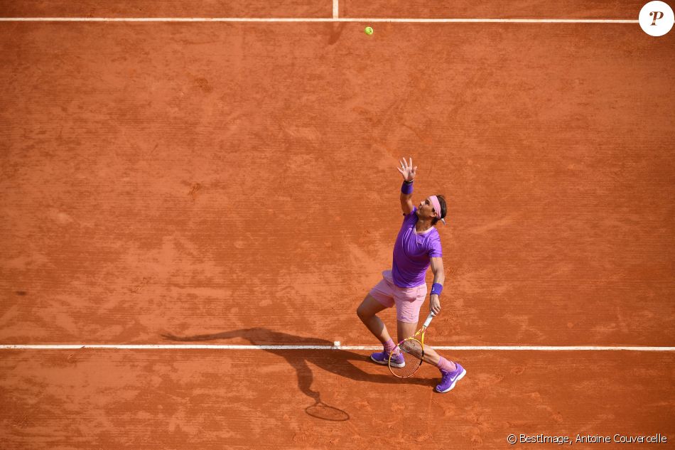 Rafael Nadal affronte et bat Grigor Dimitrov lors du tournoi de tennis Rolex Monte Carlo Masters 2021 à Monaco, le 15 avril 2021. © Antoine Couvercelle/Panoramic/Bestimage
