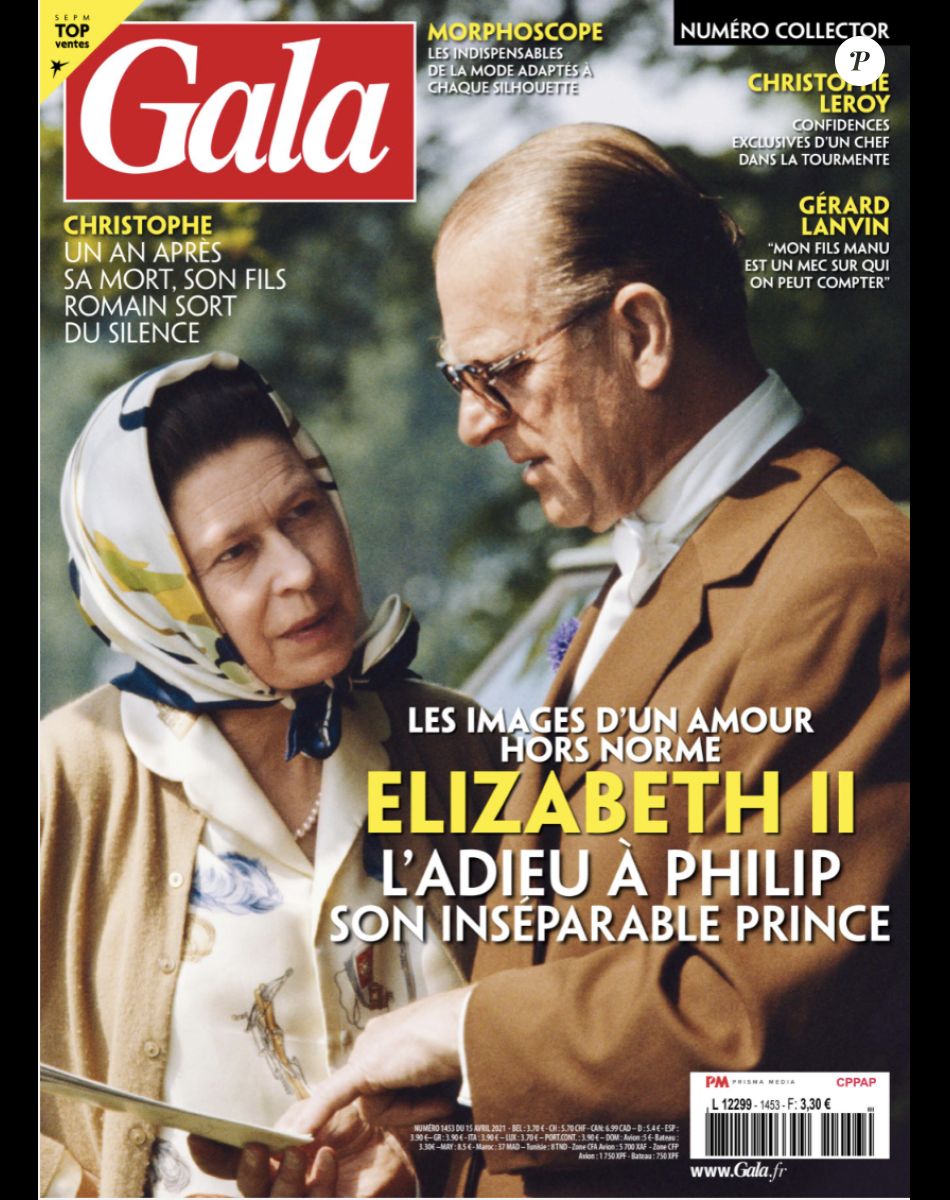Couverture de Gala du 14 avril 2021.