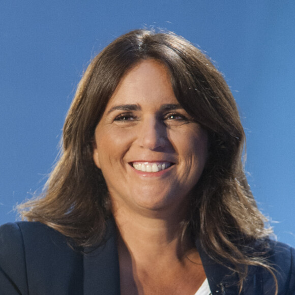 Valérie Bénaïm à l'enregistrement de l'émission "Animaux Stars" présentée par Bernard Montiel à Paris, France, le 1er septembre 2017. © Pierre Perusseau/Bestimage