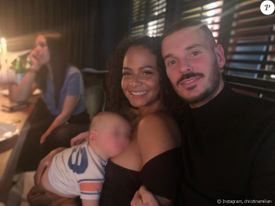 Christina Milian et M. Pokora avec leur fils Isaiah. Photo publiée par Christina Milian sur Instagram le 31 janvier 2021