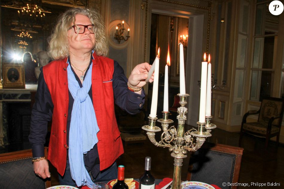 Exclusif - Pierre-Jean Chalençon au palais Vivienne pendant l'épidémie de coronavirus (COVID19) le 18 avril 2020. © Philippe Baldini / Bestimage