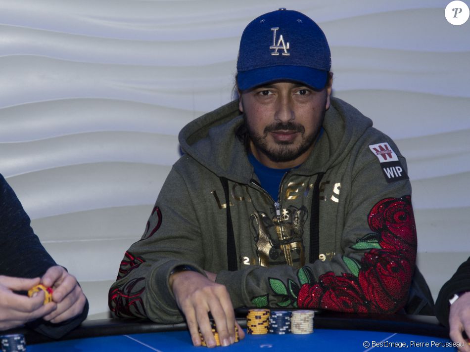 Exclusif - Moundir Zoughari lors de la Finale du Winamax Poker Tour au cercle Clichy Montmartre à Paris, le 2 mars 2018. © Pierre Perusseau/Bestimage