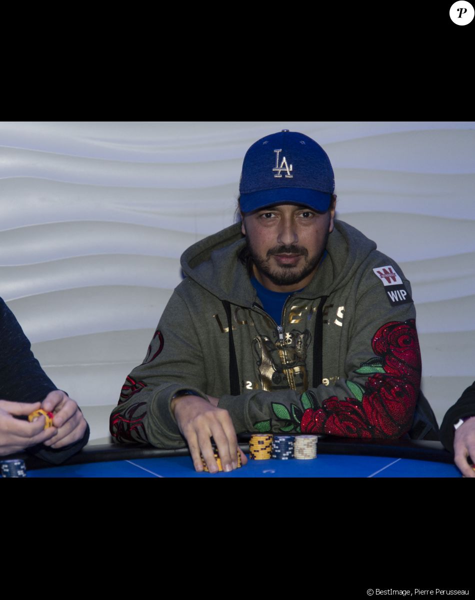 Exclusif - Moundir Zoughari lors de la Finale du Winamax Poker Tour au cercle Clichy Montmartre à Paris, le 2 mars 2018. © Pierre Perusseau/Bestimage