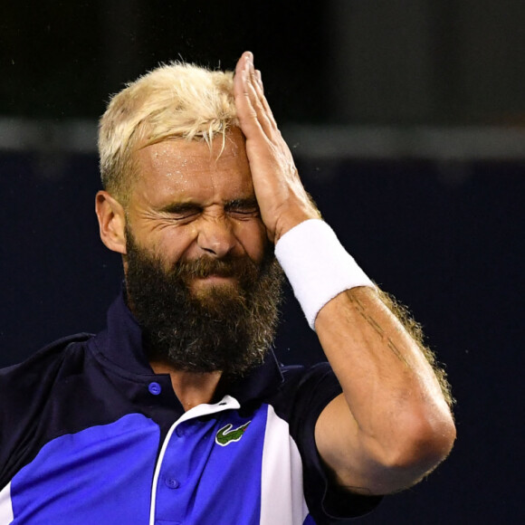 Benoît Paire lors du Tournoi de tennis Ultimate Tennis Showdown (UTS) de P. Mouratoglou à Sophia Antipolis © Antoine Couvercelle / Panoramic / Bestimage