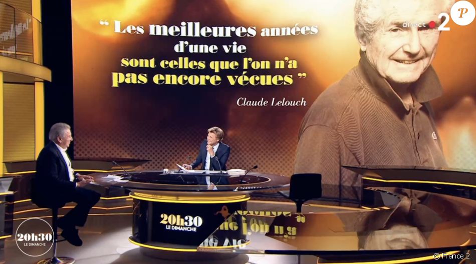 Michel Drucker invité de "20h30 le dimanche" sur France 2 - 25 avril 2021