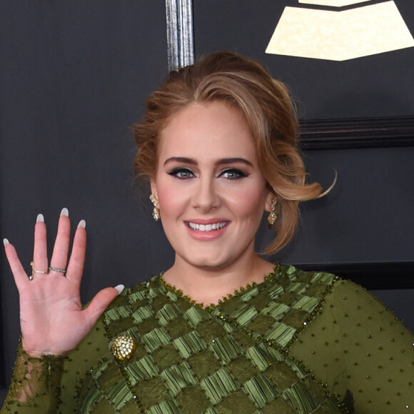 Adele à la 59ème soirée annuelle des Grammy Awards au théâtre Microsoft à Los Angeles, le 12 février 2017 © Chris Delmas/Bestimage