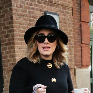 La chanteuse Adele à New York le 24 novembre 2015.