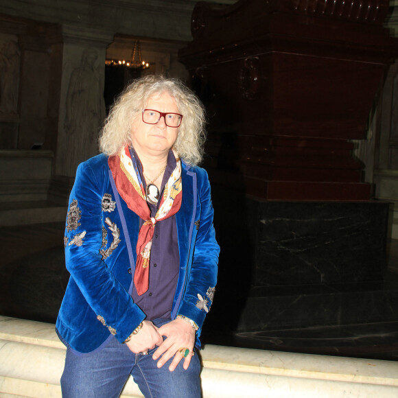 Exclusif - Pierre-Jean Chalençon lors d'une visite privée du tombeau de Napoléon 1er le jour anniversaire de sa mort : 5 mai 1821. Paris le 5 mai 2020. © Philippe Baldini / Bestimage 