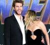 Miley Cyrus et son mari Liam Hemsworth à l'avant-première du film "Avengers : Endgame" à Los Angeles, le 22 avril 2019.