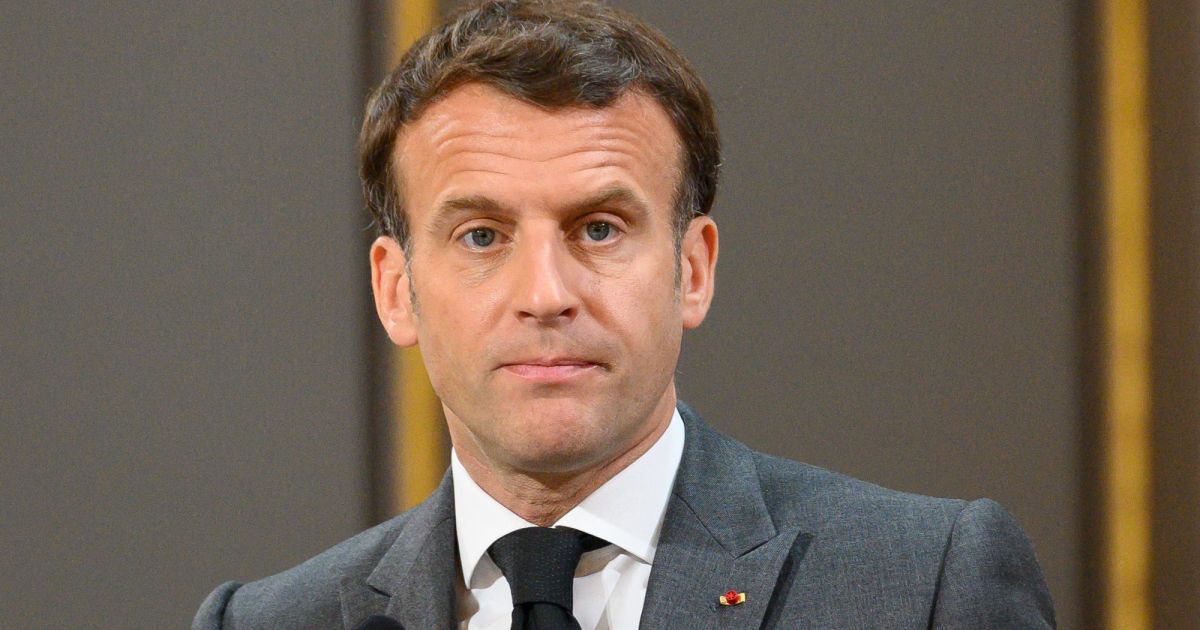 Le président de la République française Emmanuel Macron lors de la ...
