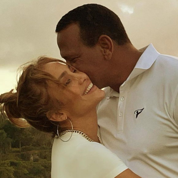 Jennifer Lopez et Alex Rodriguez sur Instagram.