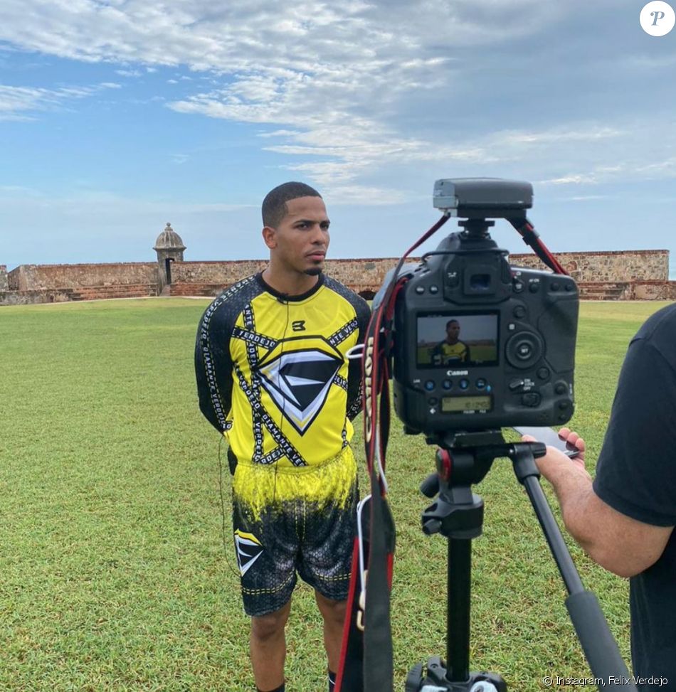 Le boxeur porto-ricain Felix Verdejo. Septembre 2020.