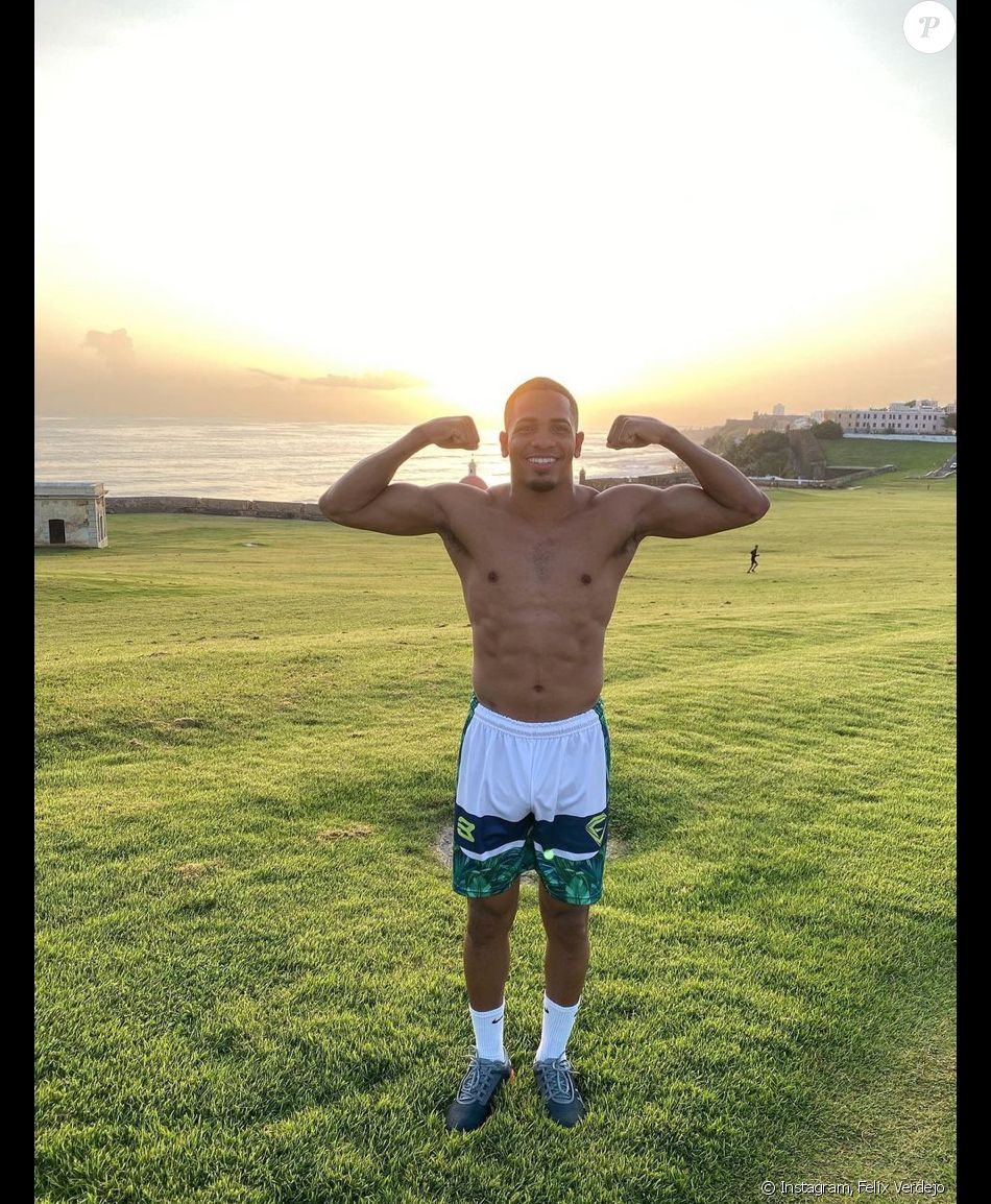 Le boxeur porto-ricain Felix Verdejo. Septembre 2020.